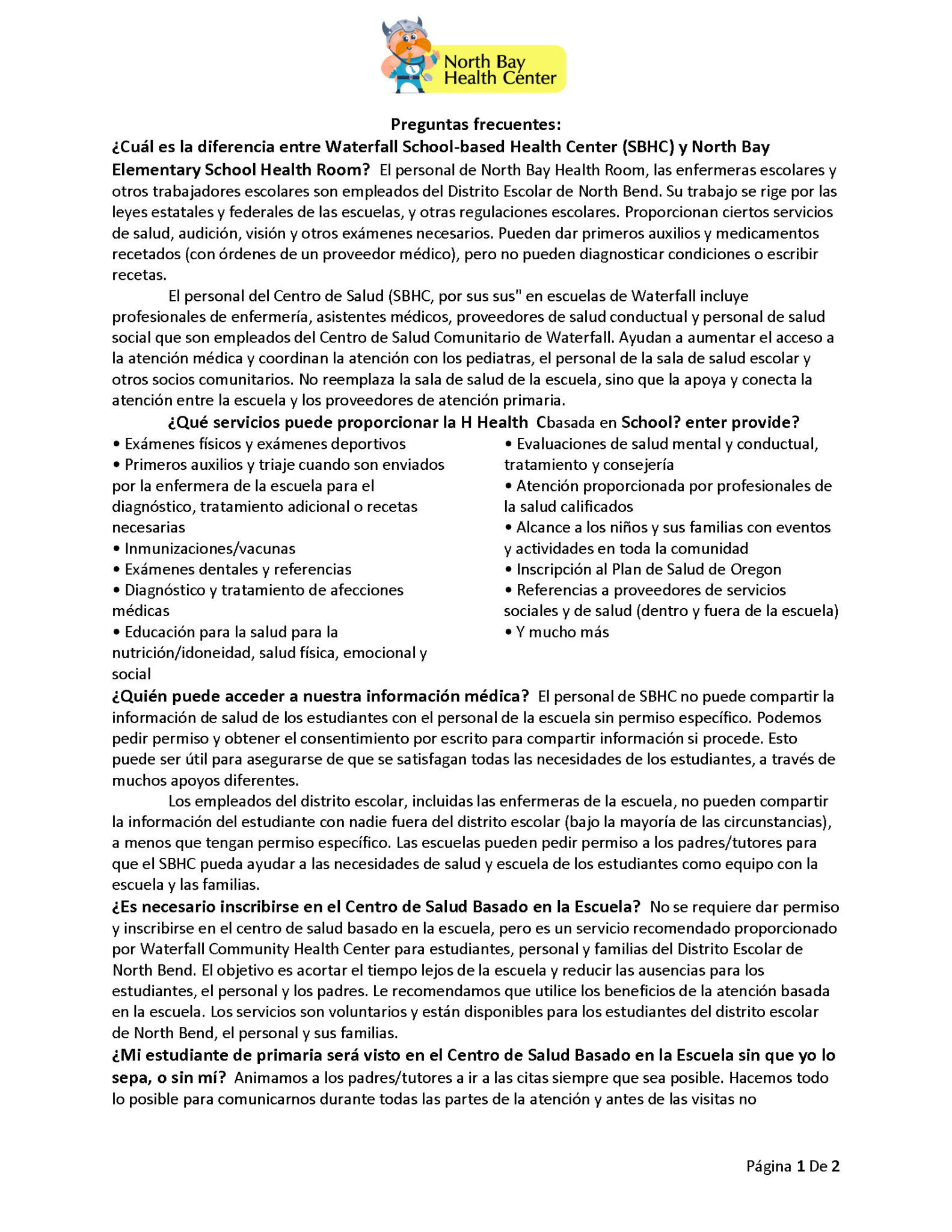 North Bay Preguntas frecuentes parent info spanish_Page_1